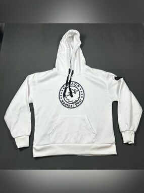 Canada Weather Gear Women's White Hoodie Sweatshirt Size Medium
